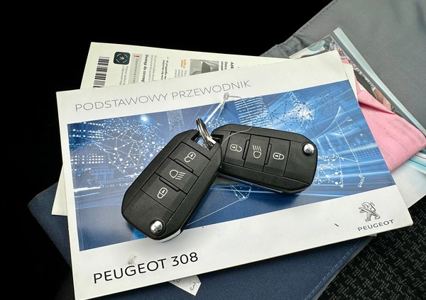 Peugeot 308 cena 47849 przebieg: 142000, rok produkcji 2020 z Olszyna małe 407